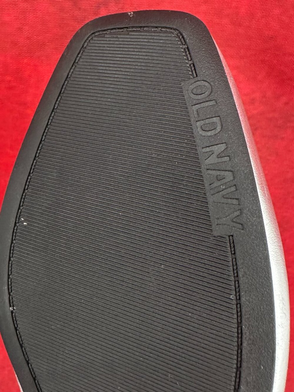 OLD NAVY MARY JANES WOMEN BALLET FLATS METALIC SLIVER FINISH SQUARE TOE SIZE 6 - Picture 7 of 9